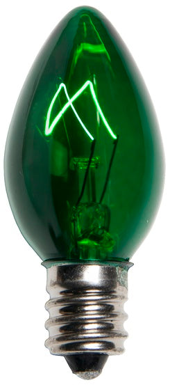 LEC-C7-TR-GRN / Holiday Lighting GCH-C7-RM-IN-R / 7W / C7 Replacement / LED / Green Tr