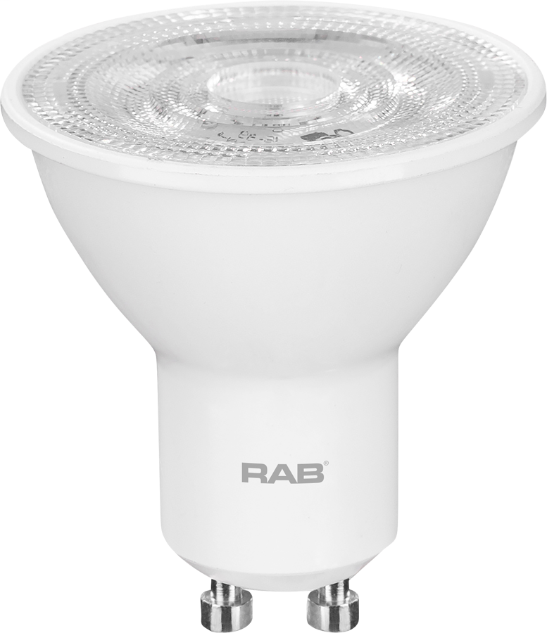 Iluminación RAB GU10-4.5-830-35D-DIM / 4.5W / 3000K / 35DEG