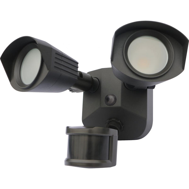 Satco 65-219 / 20W / Luz LED de seguridad de doble cabezal / Blanco frío