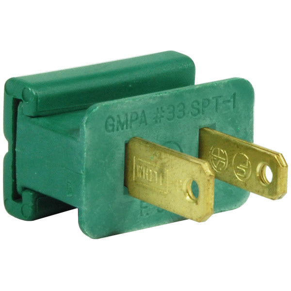 CMS-MALESPT1GPK12 / Male plug / SPT-1 Rated / Green / 12PK