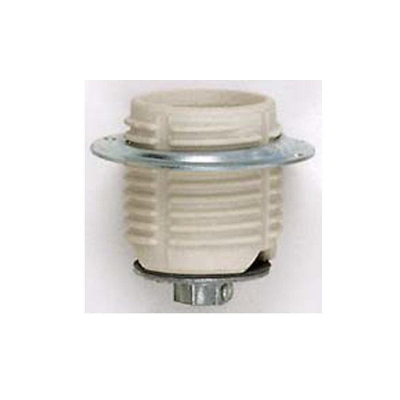 Satco 80-1647 / 660W / 4KV Medium BS Threaded Porcelain Keyless Socket / 600V