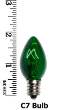 LEC-C7-TR-GRN / Iluminación navideña GCH-C7-RM-IN-R / 7W / Reemplazo C7 / LED / Verde Tr