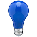 Satco S14985 / 8W / A19 / Blue / LED / E26 / 120V / 6 PK / Box