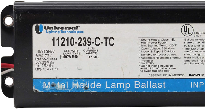 Universal 01661 / 100W / 11210-239C-TC / F-Can Ballast
