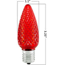 CMS-C9RED / LED / C9 Facetado / Rojo / 130V / 25PK